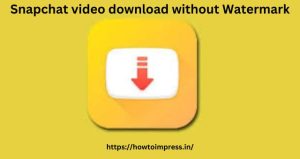 Snapchat video download without Watermark