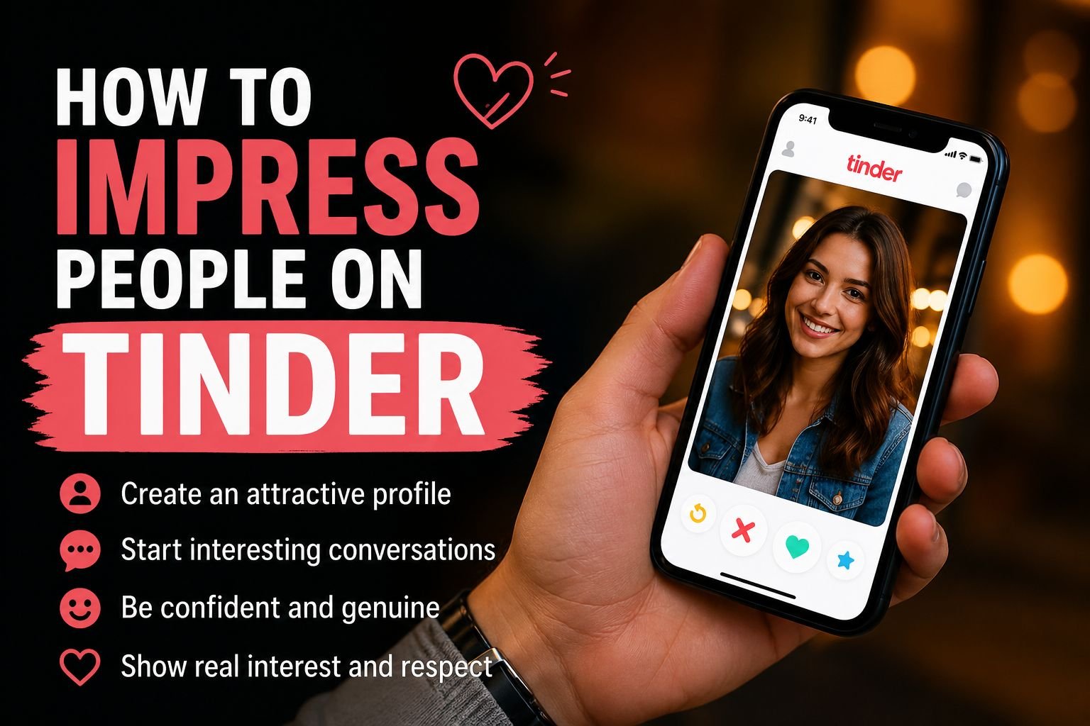 How to Impress People on Tinder